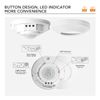 RAYZEEK Ceiling Mount Occupancy Sensor,2200W,110V-265V,Ceiling Sensor PIR Occupancy Motion Detector,360 Motion Switch,8-12M High Sensitive Switch(10A,Neutral Wire Required)