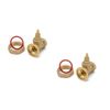 Pump Type GATE Valve 22MM x 1 1/2" - New B.S. Quality Brass x 2 (Pair)