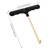 Zovator 2 PCS Trampoline Spring Pull Tool Kit, Trampoline Spring Tool Puller Hook Trampoline Peg Puller with Plastic Handle for Jumping Trampoline Spring Installation