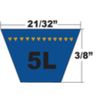SNAPPER 1-0207 Replacement Belt (5/8x67)