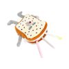 Sunstar Bungu S1427962 Bread Loaded Pencil Case, Reversible Type, B Pattern