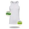 Kendindza Men's Basic Fine Rib Undershirt Classic Black Pack of 6, White