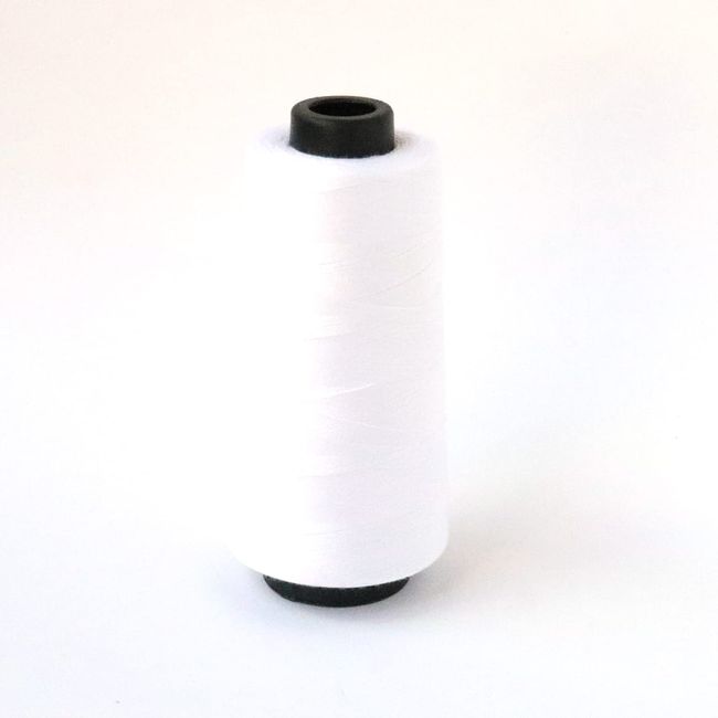 Japanese String Button Spun Sewing Thread #60 3,000 m Roll White SPUN-401