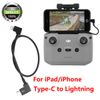 Data Transfer Cable For DJI Mavic Air 2 Remote Controller RC Type-C to Lightning