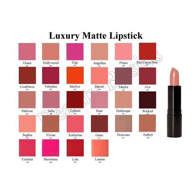 Luxury Matte Lipstick "Lauren" New luxurious Long Lasting Lipstick smooth