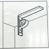One (1) IKEA BETYDLIG Wall Ceiling Bracket Black Adjustable Rod Holder New
