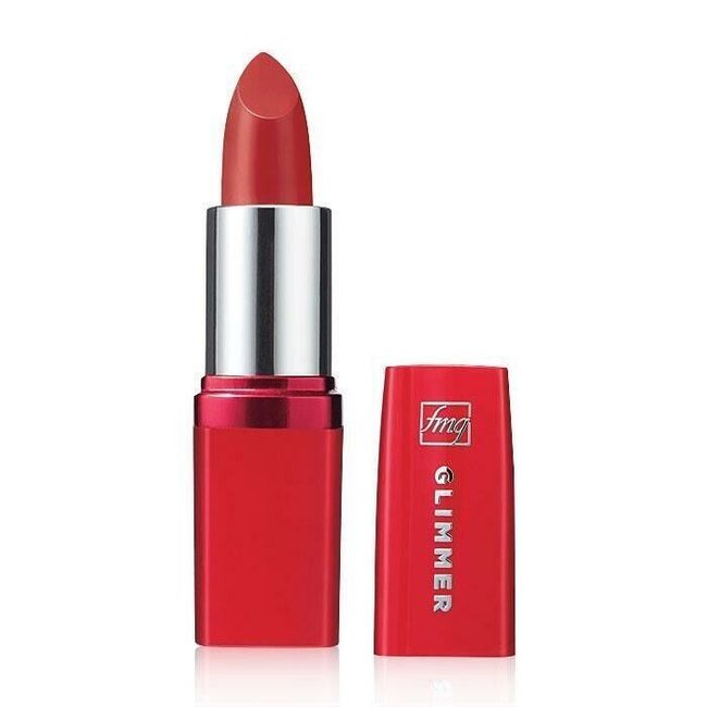 Avon fmg Glimmer Satin Lipstick - Firebolt - Full Size New In Box