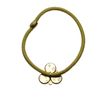 Tamarusan TAMARUSAN Pansy Hair Rubber Rhinestone Green Yellow White Small