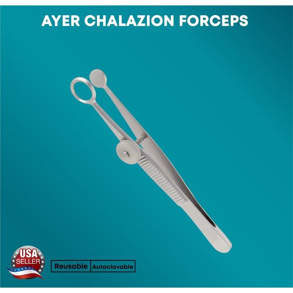 Ayer Chalazion Forceps Round 8mm Inner Dia Small Surgical Ophthalmic Instruments