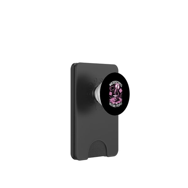 Microscopes Before People Science Enthusiast PopSockets PopWallet for MagSafe