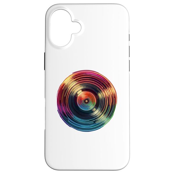 iPhone 16 Plus Vinyl Record Player Music Case