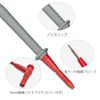 Cleqee Multimeter Test Lead Kit with Alligator Clip Stackable Banana Plug Mini Grabber Test Hook Cable Set for Electrical Testing 1000V 10A