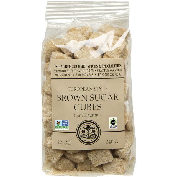 Pure Brown Sugar Cubes , All-Natural Gourmet Sweetener for Coffee, Tea, and Baking , 12 Oz Bag (Pack of 3)