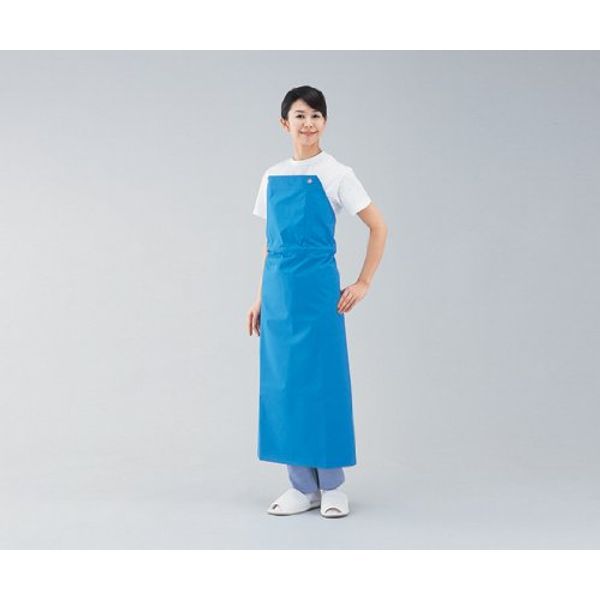 One-touch waterproof apron Blue