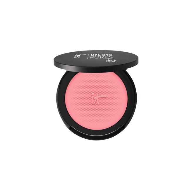 IT Cosmetics Bye Bye Pores Blush, Je Ne Sai Quoi - Sheer, Buildable Color - Diffuses the Look of Pores & Imperfections - With Silk, Hydrolyzed Collagen, Peptides & Antioxidants - 0.192 oz