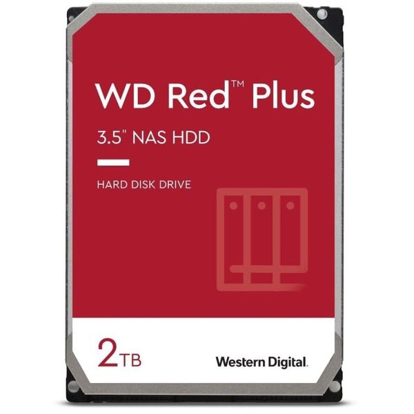 WD Red Plus 2TB NAS Hard Drive