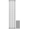 PRO&Family Black Epoxy Dunnage Shelf with 14" Posts (14" x 48")