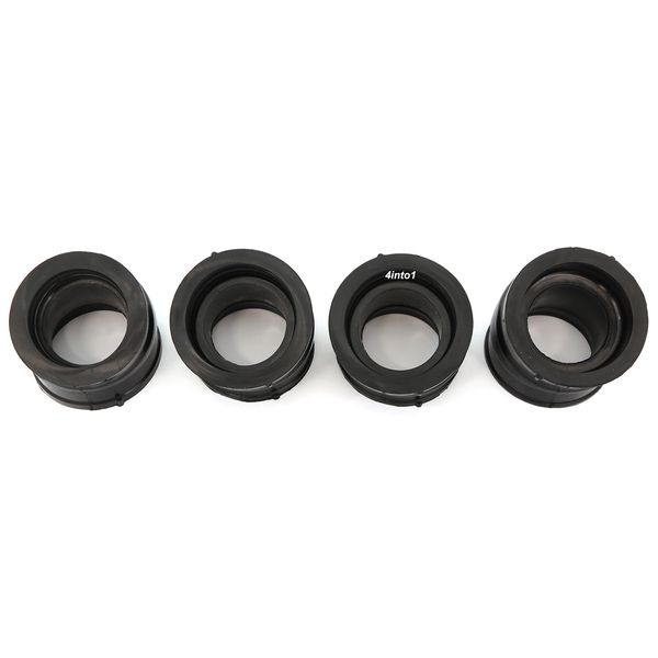 Rubber Intake Insulator Set - Compatible with Honda CB750 DOHC - 1979-1983