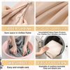 Ultra Space Saving Self Compression Organizer, Storage Bags with Zipper, Space Saving Storage for Comforters, Blankets, Bedding (Gray-L)
