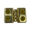 CRL ZLC5BR Brass Hinge Display Connector