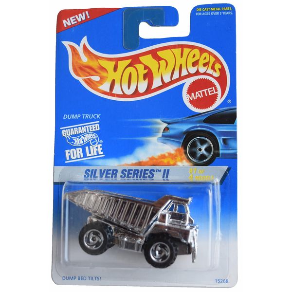 Hot Wheels Dump Truck, Silver Series II 1/4
