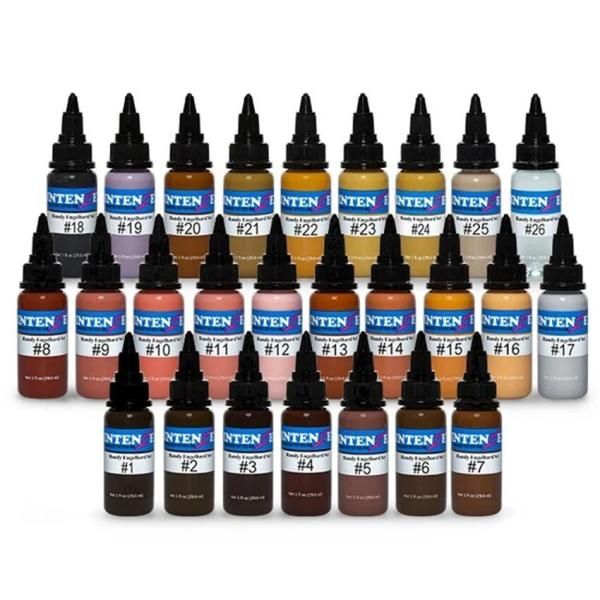 Professional Tattoo Ink Body Art Paint Set Permanent Makeup Color Eyebrow Pigment Kit 14 Colors