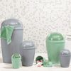 Koziol Swing-Top Wastebasket DEL S, spa turqoise