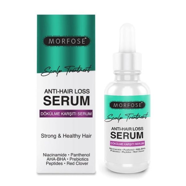 Morfose Scalp Treatment Anti-Hair Loss Serum – Haarwuchs förderndes Serum gegen Haarausfall (Niacinamid, Peptide, AHA-BHA)