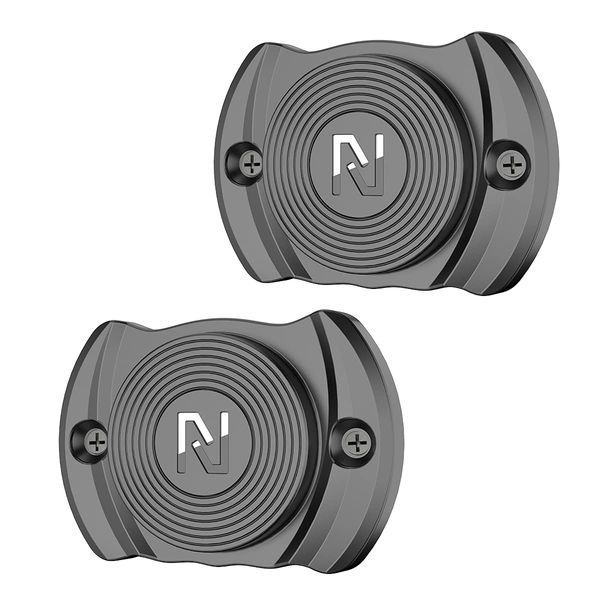 Nswern Gun Magnet 33 lbs Rated Magnetic Gun Mount Concealed Gun Holder for Handgun Gun Magnet Buckler Series for Car,Vehicle,Truck,Under Desks,Home,and Walls(2 PCS)