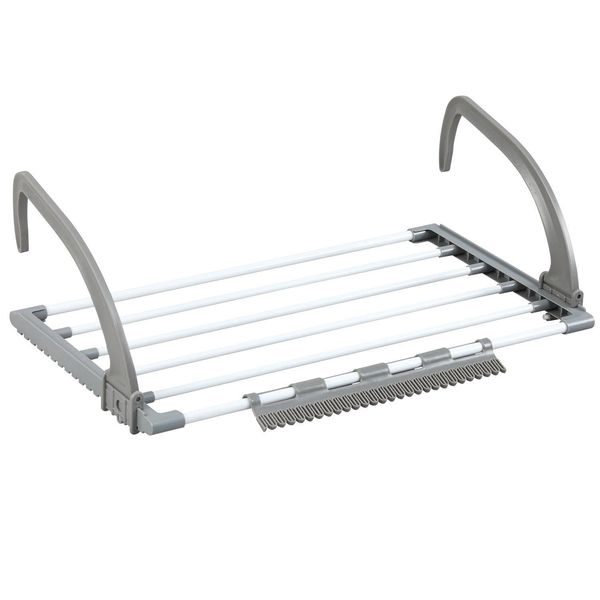 Greenfields Compact Foldable Radiator Clothes Airer Drying Space, 5 Sturdy Bars, Space-Saving Laundry Drying Rack for Indoor Use