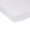 MiracleWare Blanket Muslin Crib Sheet, Pink & Gray Stripes