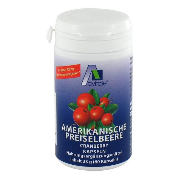 Cranberry American 400 mg Capsules Pack of 60
