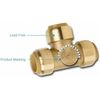 SharkBite U3088FLEX18BVLFA Flexible Water Heater Connector with Ball Valve,...