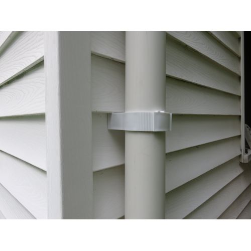 SNS HS White PP for 4 inch PVC, Copper Pipe, American made, one-piece hanger for pipes, cables, conduit
