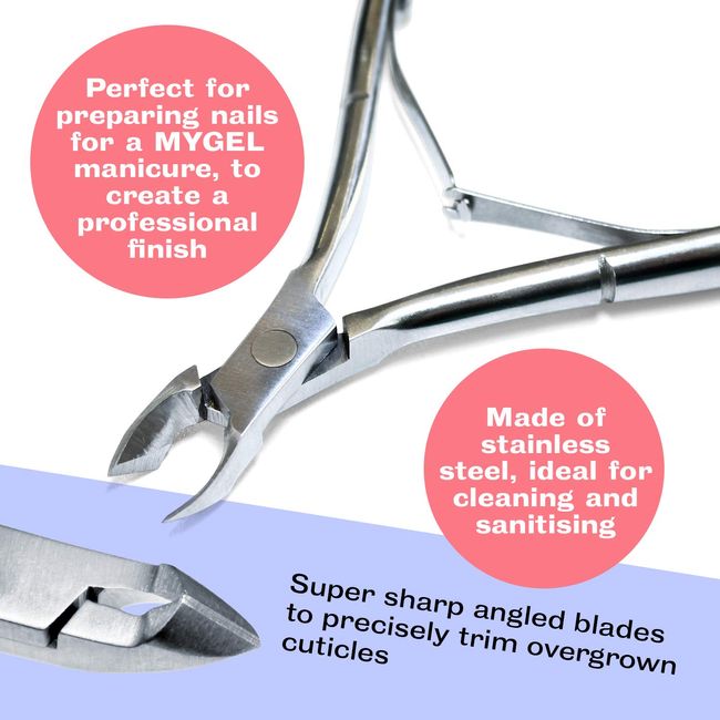 Professional Stainless Steel Moon - Angled Nail Clippers