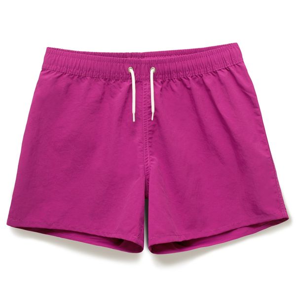 MEILONGER Mädchen Jungen Shorts Badehose Strand Board Shorts Kinder Kurze Leichte Casual Badeanzug Bademode Keine Liner(Lila,10-12)