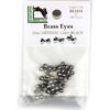 Hareline Brass Dumbbell Eyes Medium Black