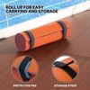 8 ft Orange Floating Water Pad Pool River Float Mat 3-Layer XPE Foam Lounge Bed