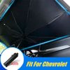 For Chevrolet Large Sun Shade Windshield Foldable Car Cover Umbrella UV Visor
