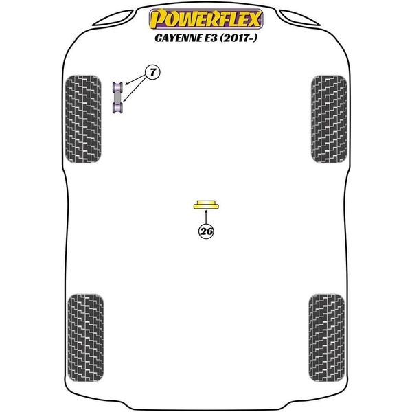 Powerflex Jack Pad Adapter PF3-1664 for VAG