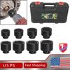 3/4'' Drive Spindle Axle Nut Impact Socket Set, 8 Pack Large Impact Socket Set