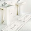 Mohawk Home Hers Casual Novelty; Solid Ivory 1' 5" X 2' Bath Mat Perfect for Bathroom