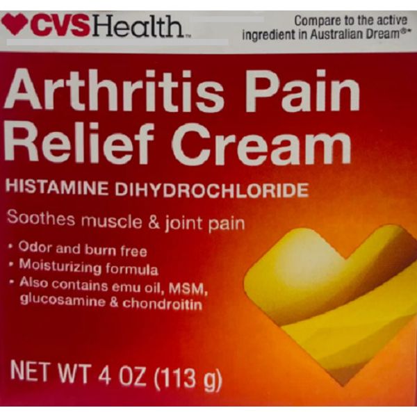 CVS  Arthritis Pain Relief Cream Soothes Muscle & Joint Pain 4oz 9/26