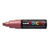 Posca UNI PC-8K CHISEL TIP MARKER PEN- METALLIC RED (BOX OF 6)