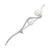 Jobo Women's Pendant 925 Sterling Silver with Pearls, Silver, No Gemstone