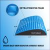 Back Stretcher Pillow - Back Pain Relief, Support for prolonged Sitting (Blue)