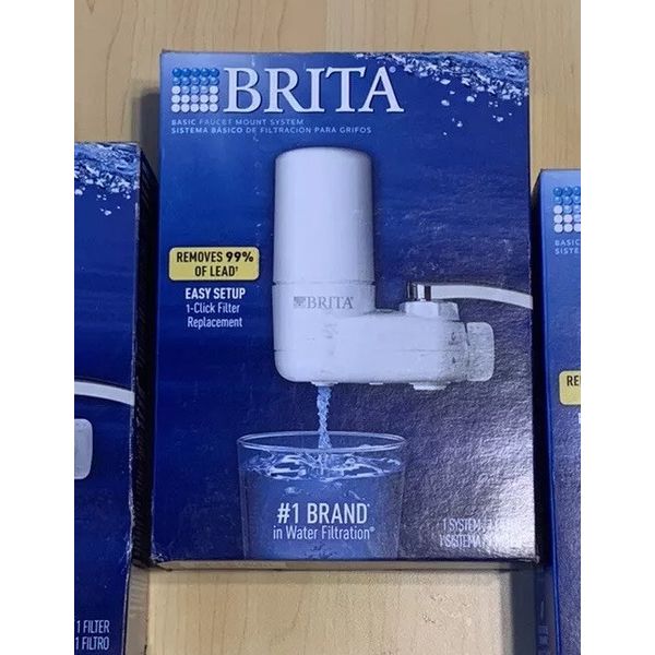 Brita Faucet Mount Water Filtration System & Filter - Easy Setup Model SAFF 100