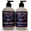 Payden's Cobalt Orange & Cedar For Men Scented Beard Wash and Conditioner Set