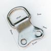 25PCS D-Ring Picture Frame Hanging Hooks Double Hole Hangers with Silver Screws