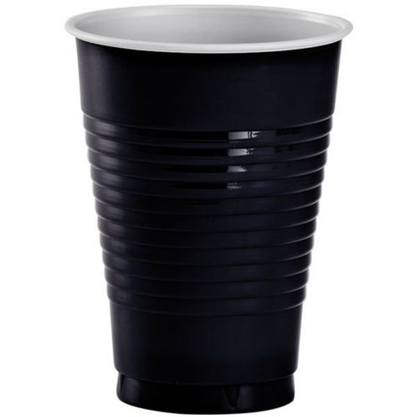Party Dimensions 20 Count Plastic Cup, 12-Ounce, Black